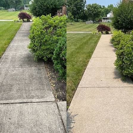 Sidewalk Pressure Washing